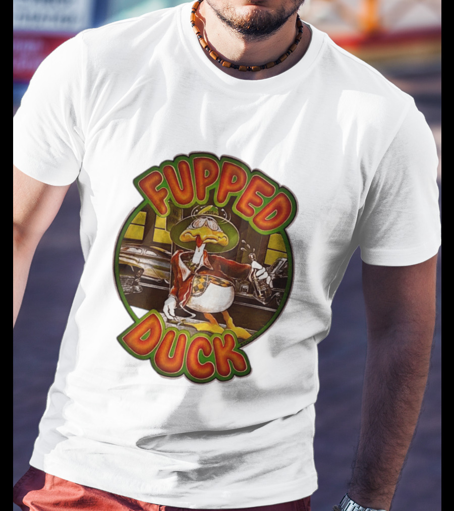 Fupped Duck Vintage Style 1979 Tipsy Cartoon Nostalgia T-Shirt