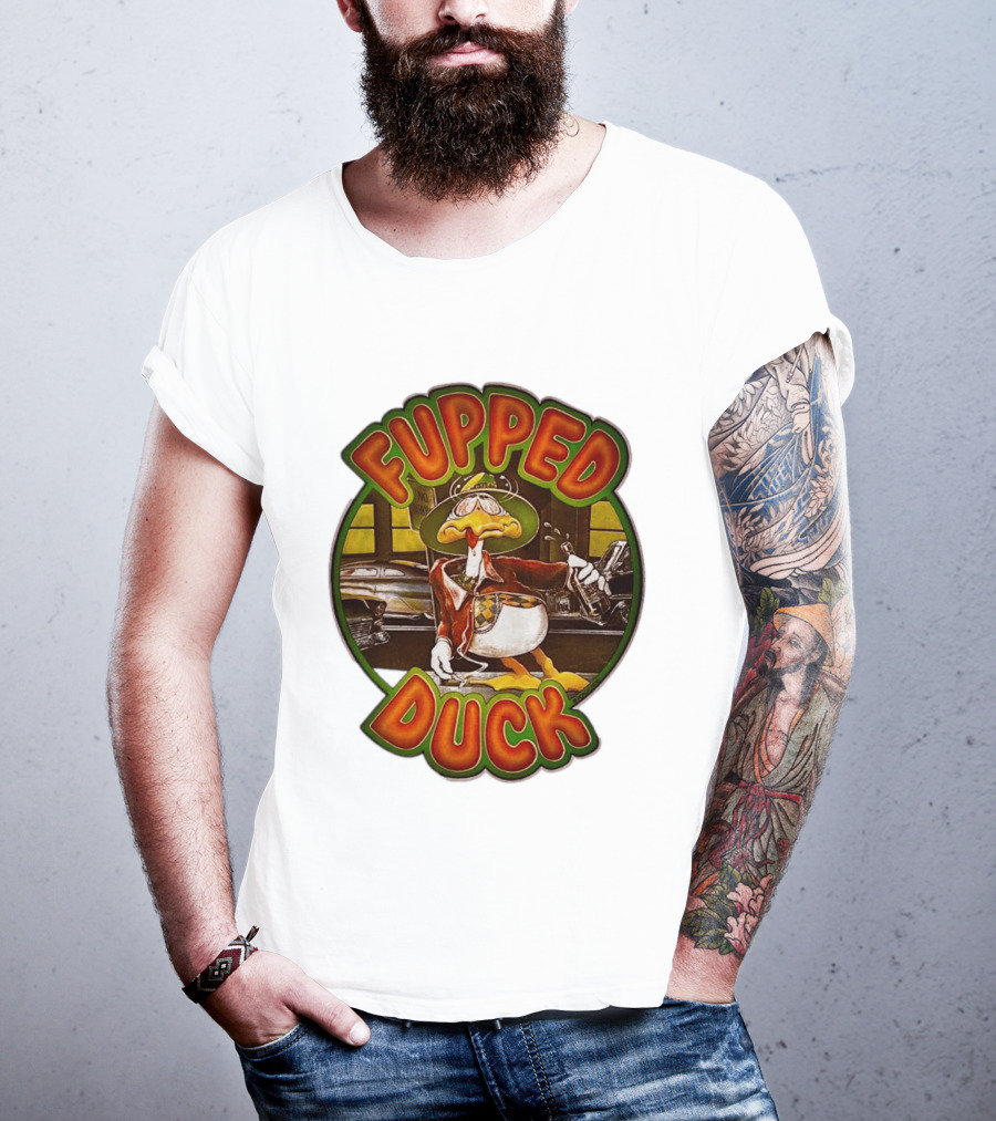 Fupped Duck Vintage Style 1979 Tipsy Cartoon Nostalgia T-Shirt