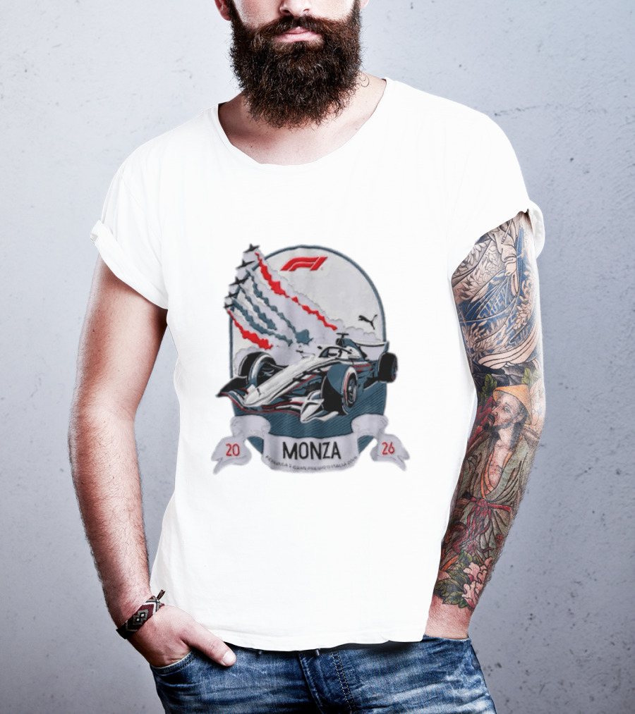 F1 Monza 2026 Italian Grand Prix Puma Racing Car T-Shirt