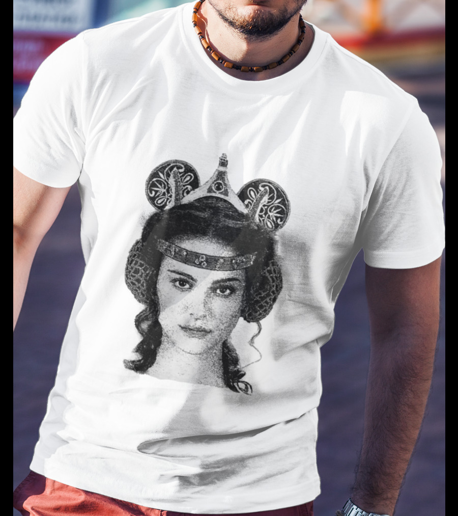 Queen Amidala Oversized Disney Mickey Ears T-Shirt