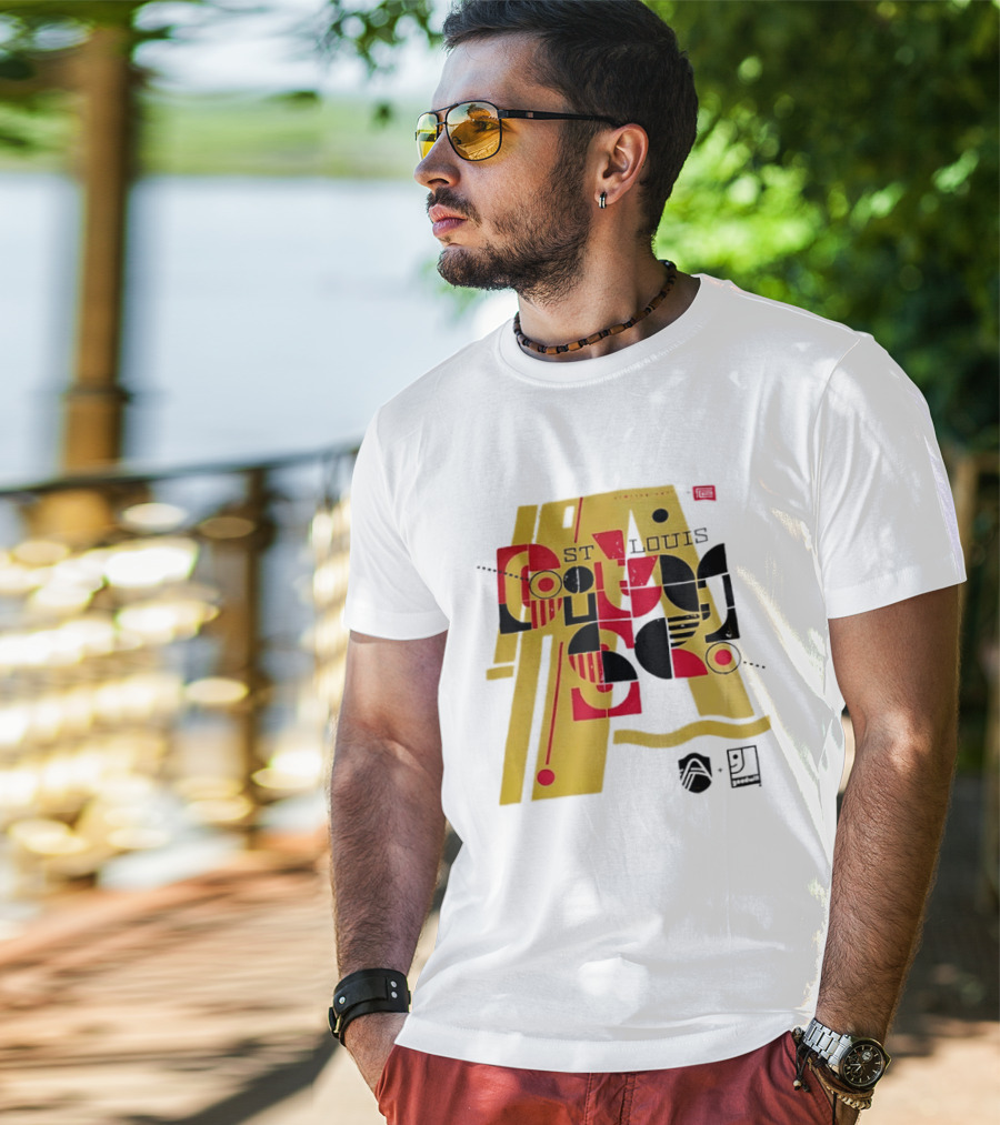 St Louis Football Limited Edition Goodwill Geometric Abstract 91 T-Shirt