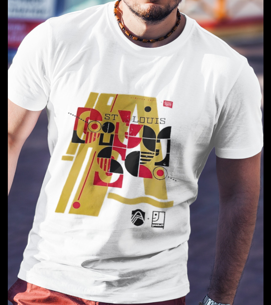 St Louis Football Limited Edition Goodwill Geometric Abstract 91 T-Shirt
