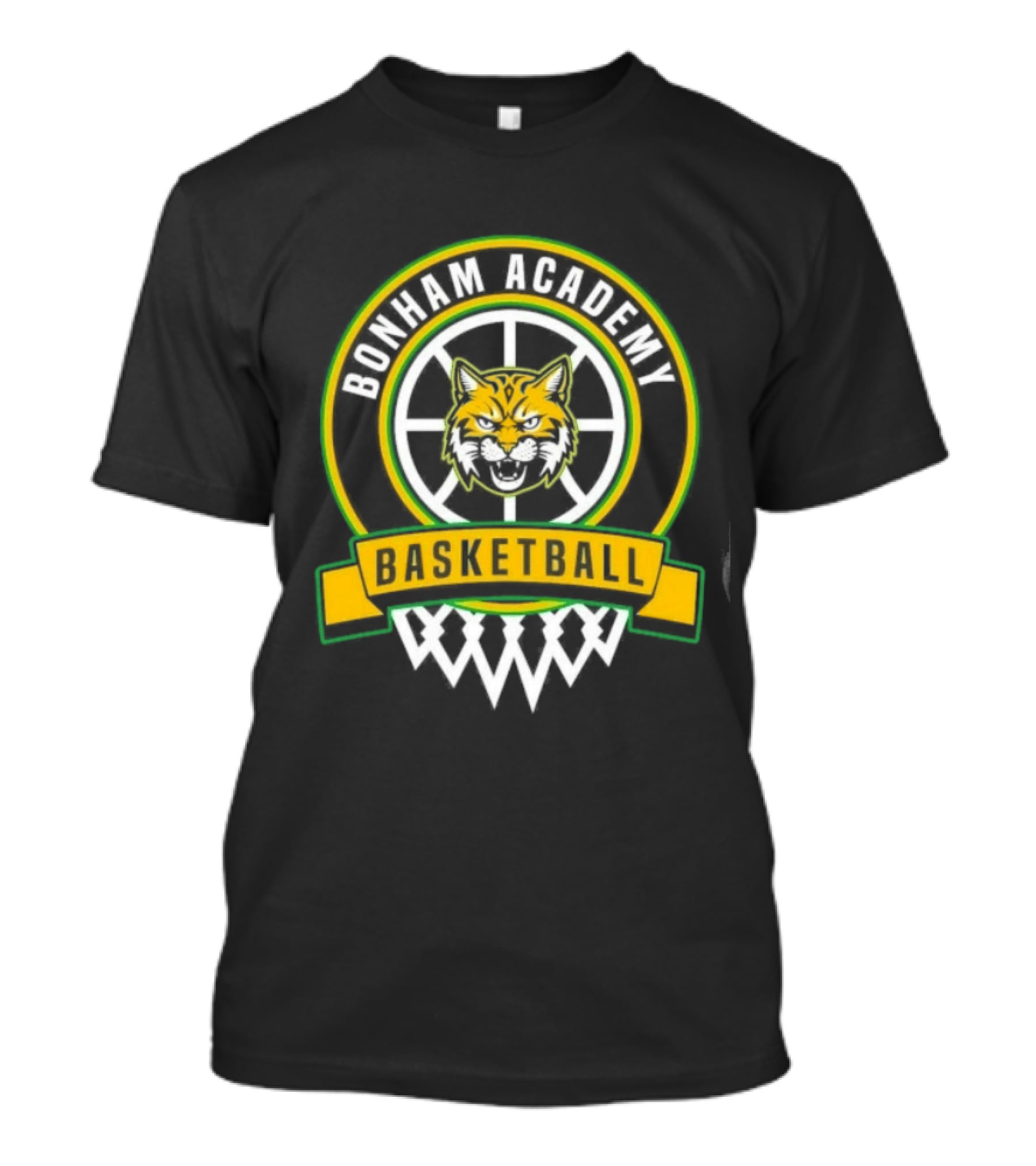 Bonham Academy Basketball Wolf T-Shirt