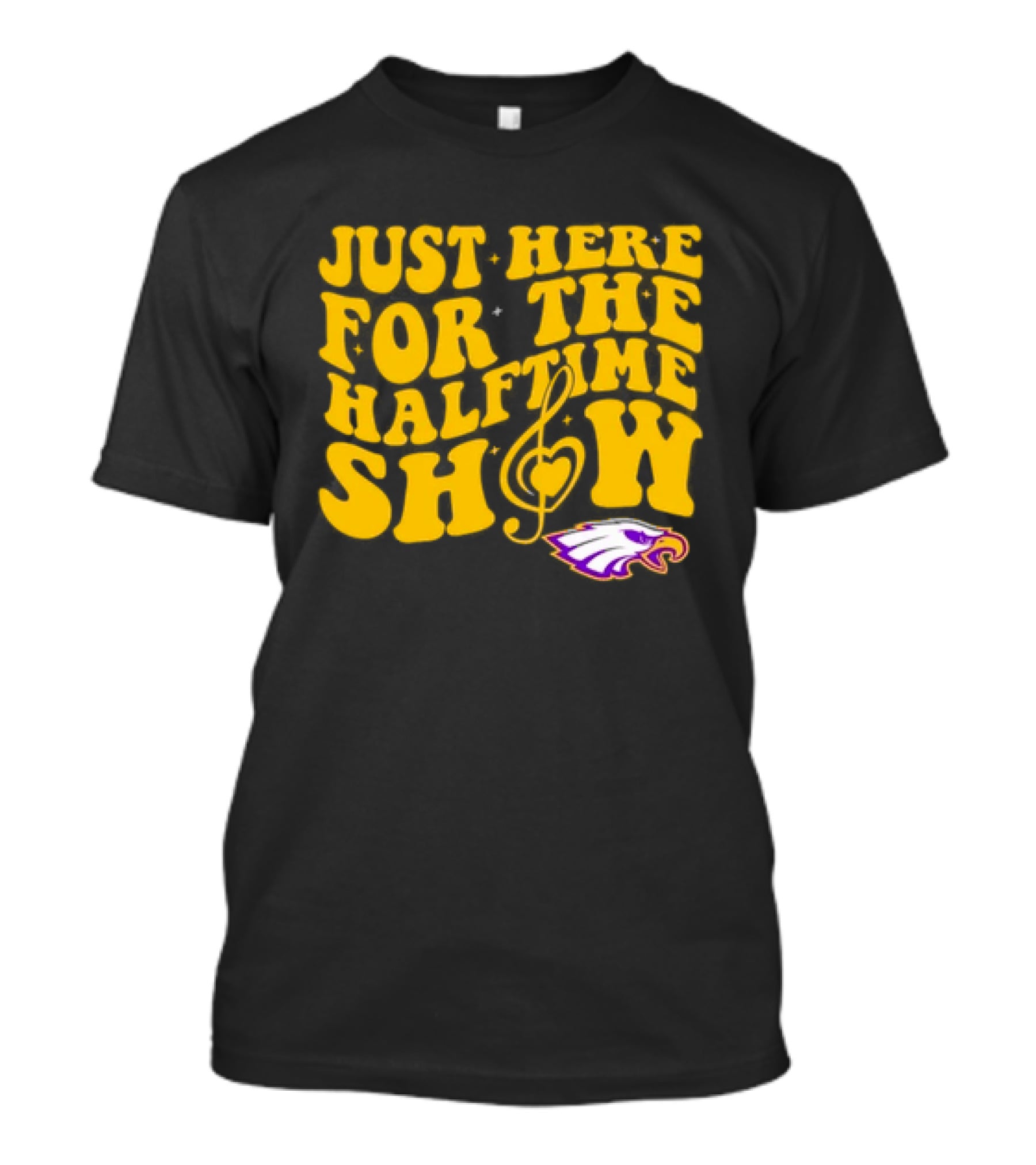 Brackenridge Just Here For The Halftime Show Eagle T-Shirt
