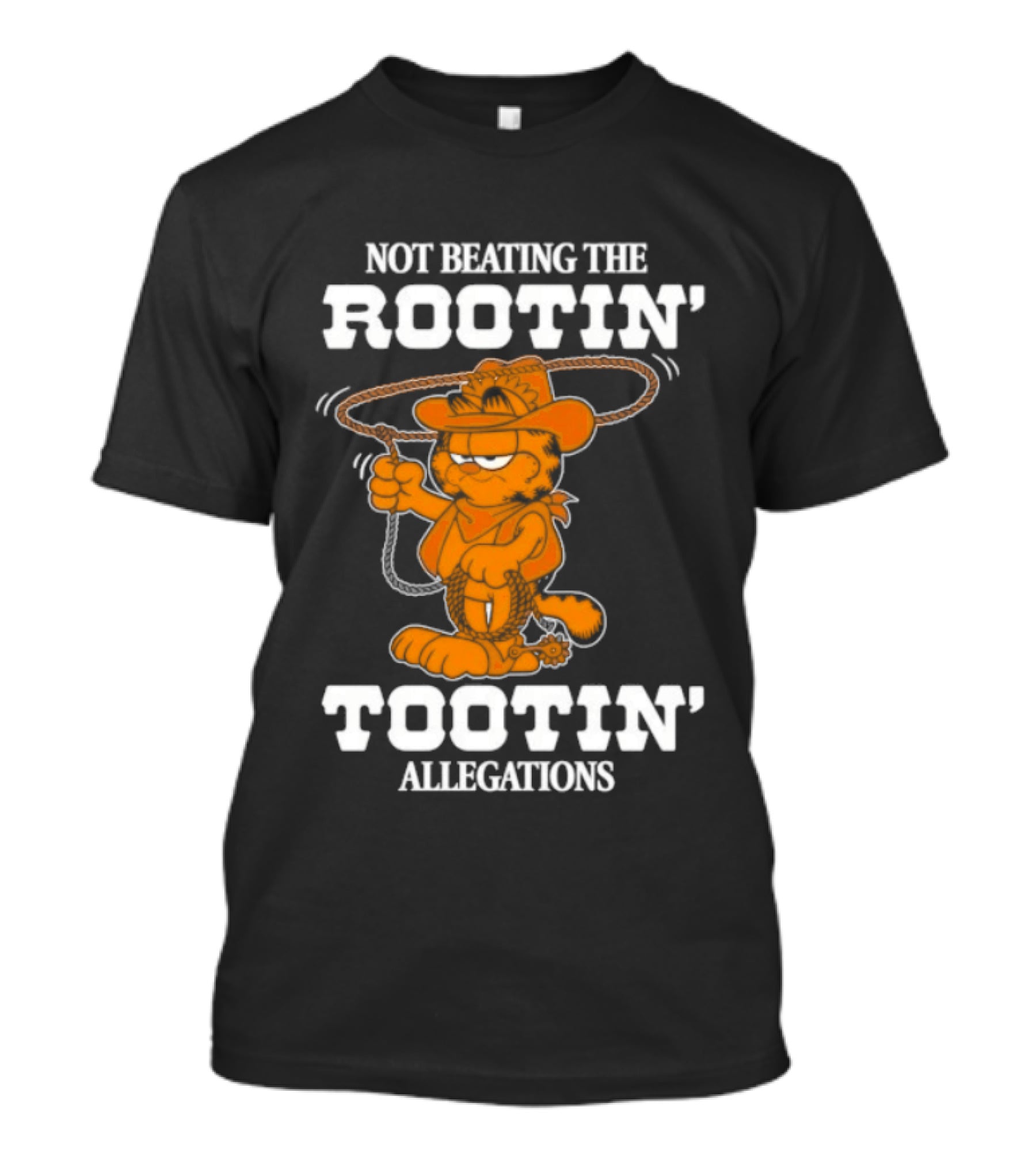 Lasagna Cat Not Beating The Rootin' Tootin' Allegations Cowboy T-Shirt