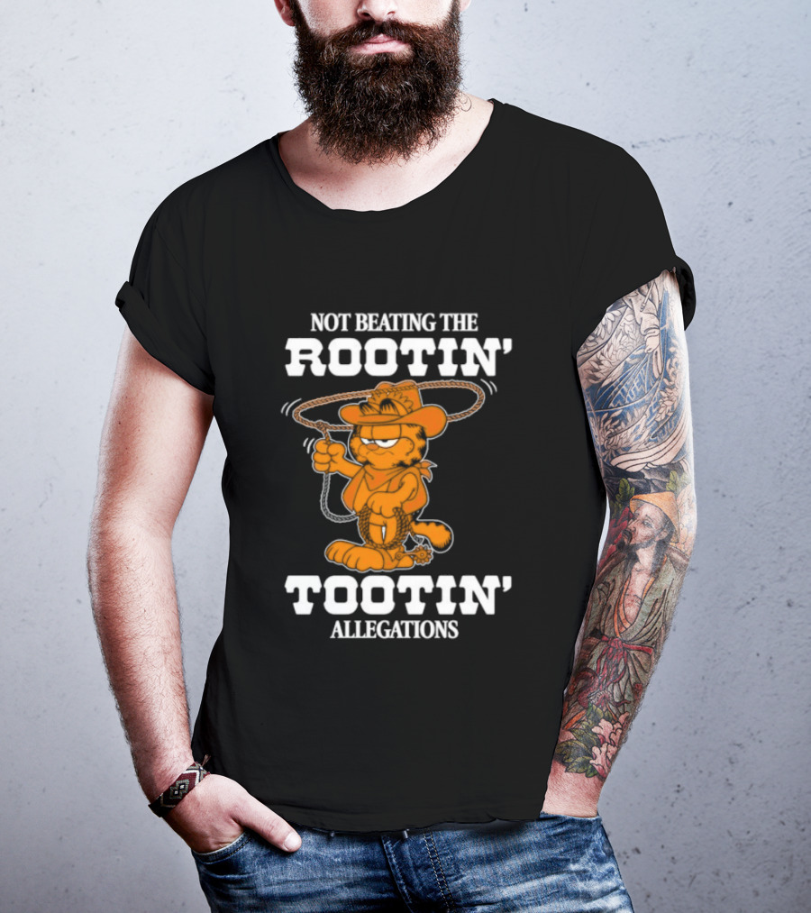 Lasagna Cat Not Beating The Rootin' Tootin' Allegations Cowboy T-Shirt