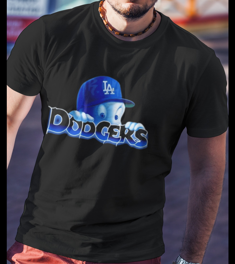 LA Dodgers Lil Casper Halloween Spirit T-Shirt