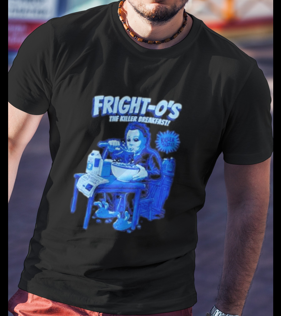Fright O's The Killer Breakfast Cereal Halloween Michael Myers Killer Taste T-Shirt