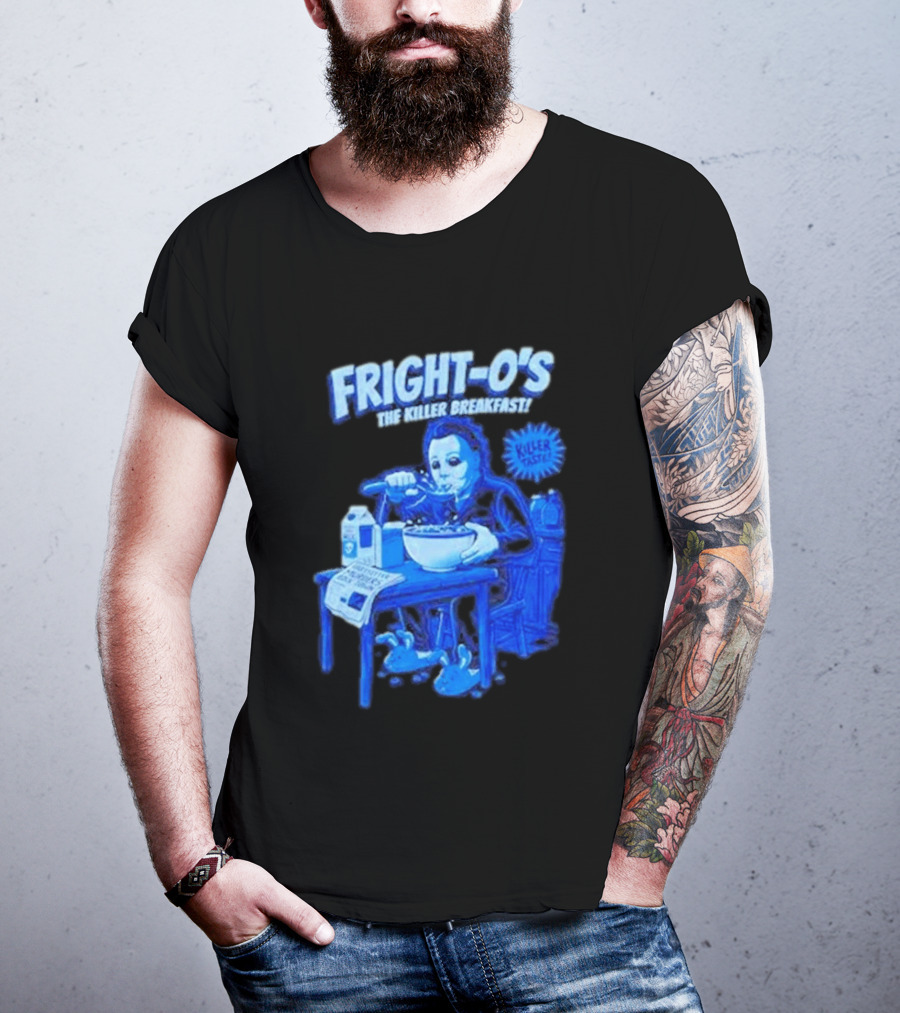 Fright O's The Killer Breakfast Cereal Halloween Michael Myers Killer Taste T-Shirt