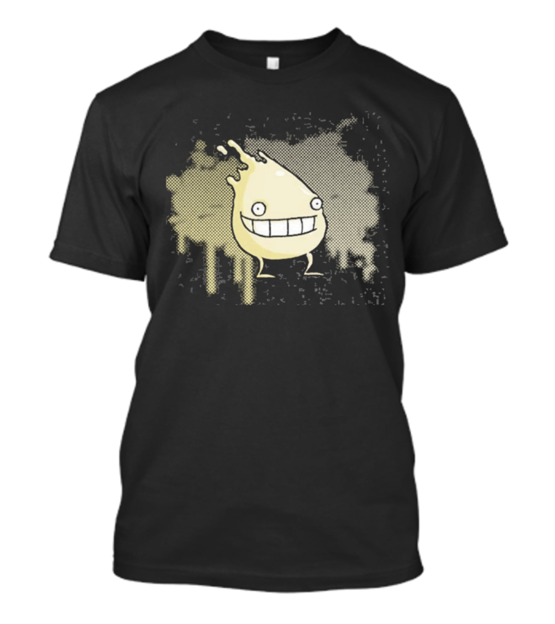 I'm Telling Smiling Blob With Wide Grin And Paint Splash T-Shirt
