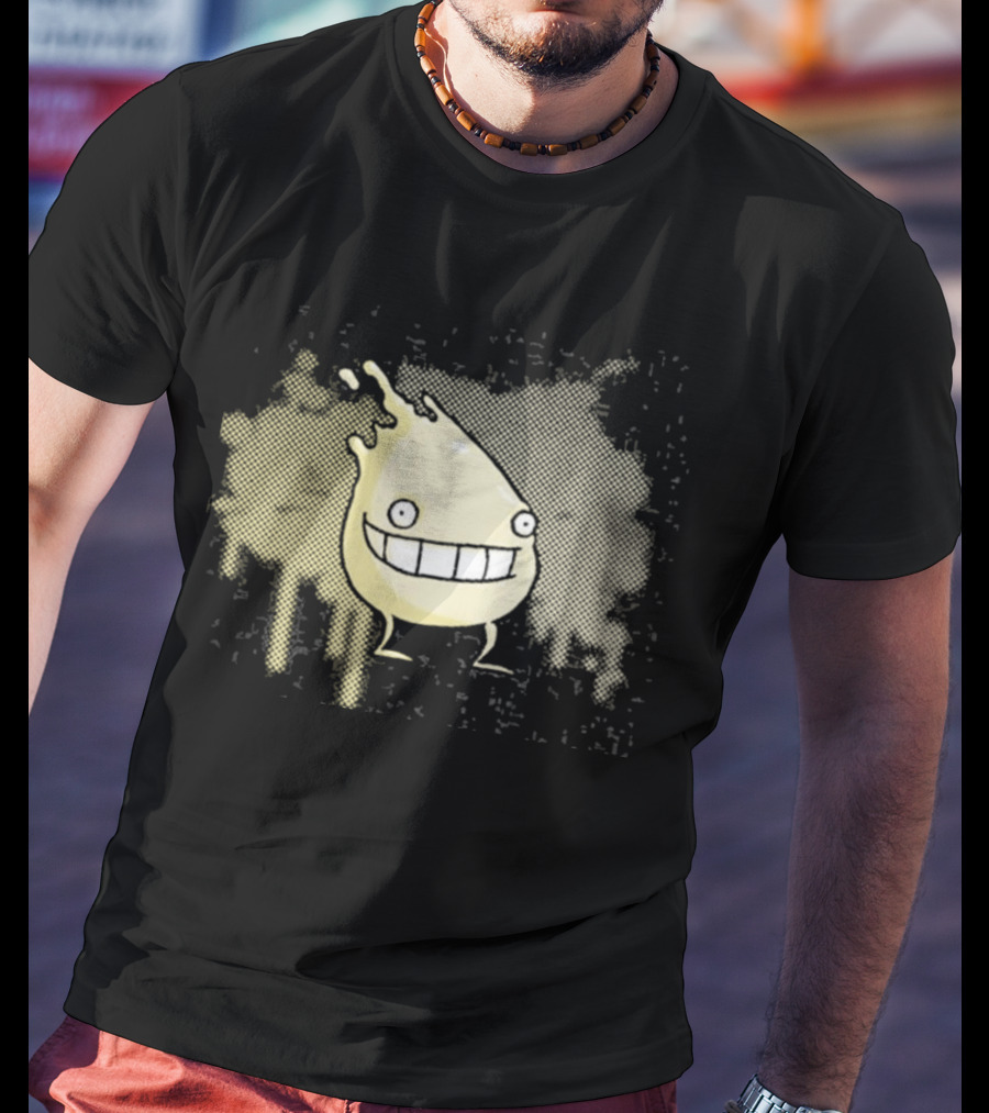 I'm Telling Smiling Blob With Wide Grin And Paint Splash T-Shirt