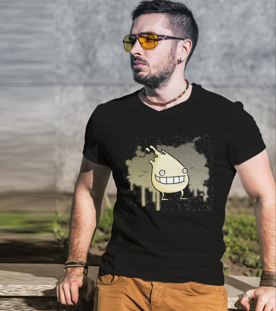 I'm Telling Smiling Blob With Wide Grin And Paint Splash T-Shirt
