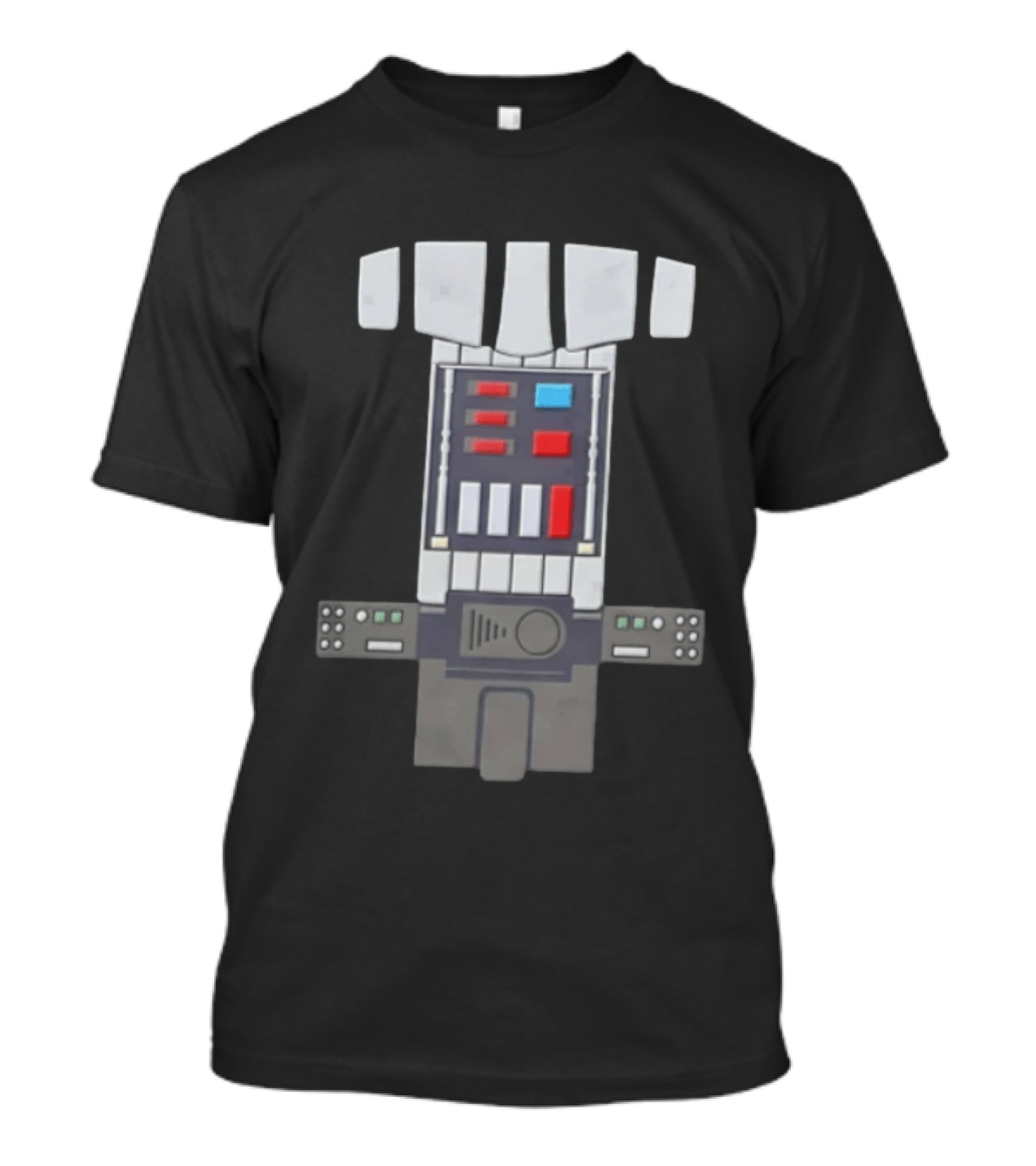 Star Wars Darth Vader Armor Chest Box Control Panel Suit Accessories T-Shirt
