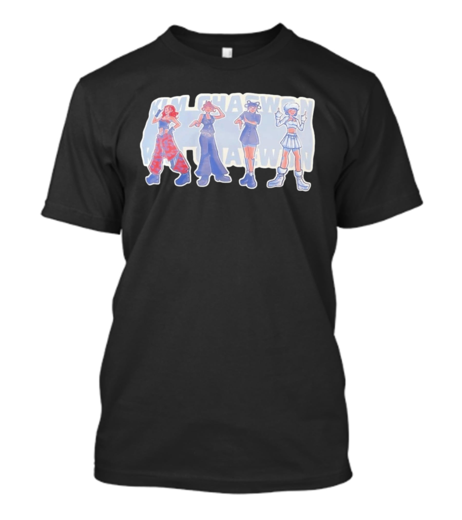 Kim Chaewon Le Sserafim K Pop Fashion Styles T-Shirt