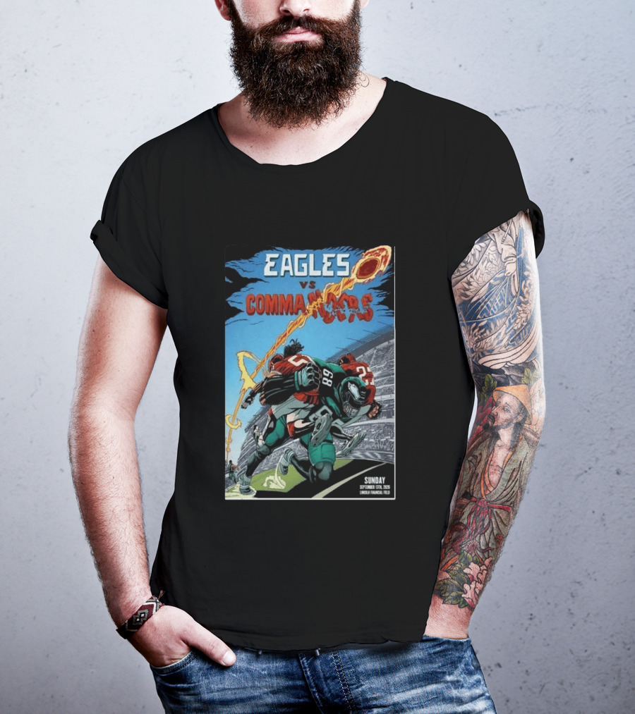 Eagles Vs Commanders September 13 2026 Lincoln Financial Field Football T-Shirt