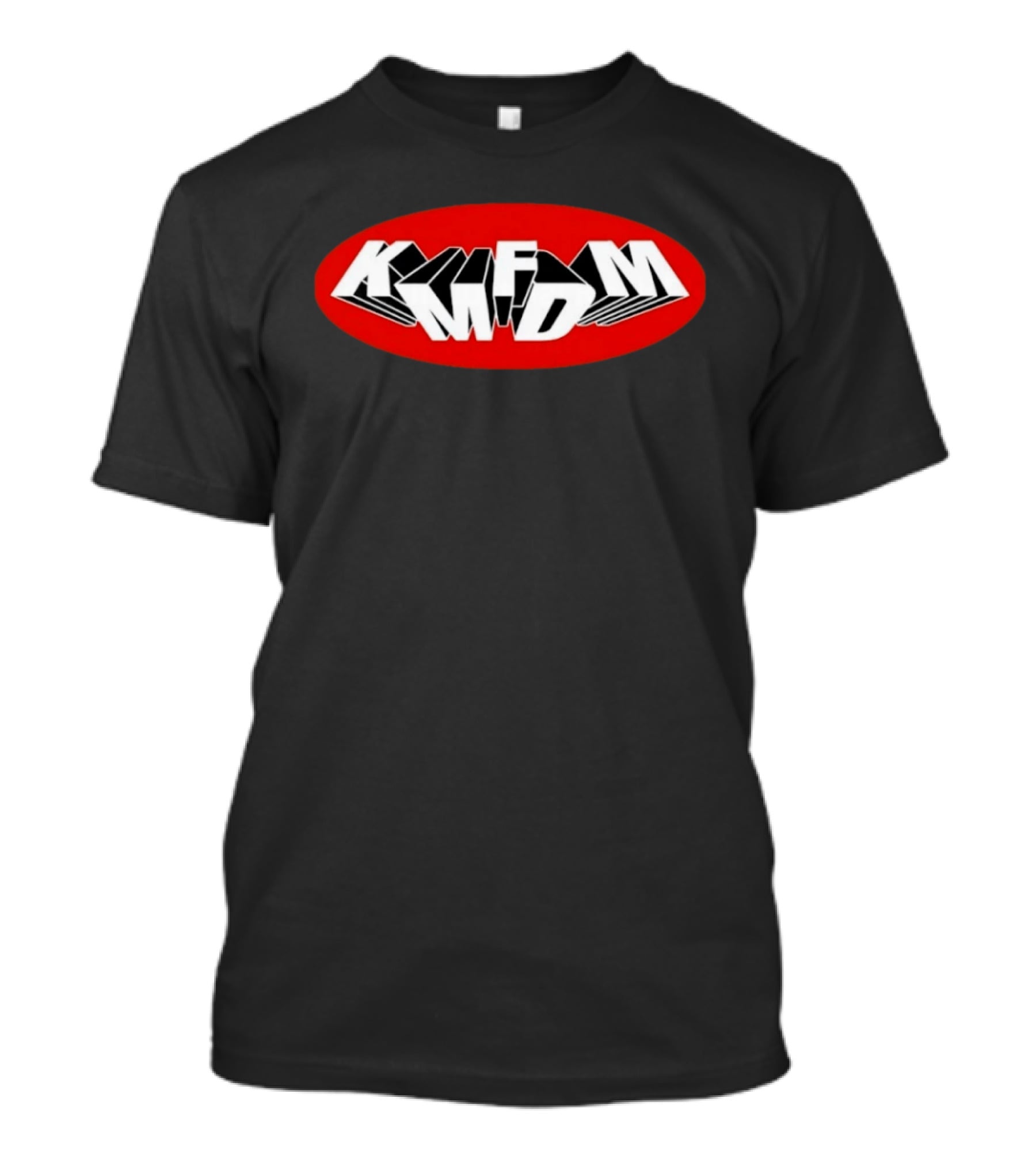 KMFDM Industrial Rock Electronic Music Oval Red T-Shirt