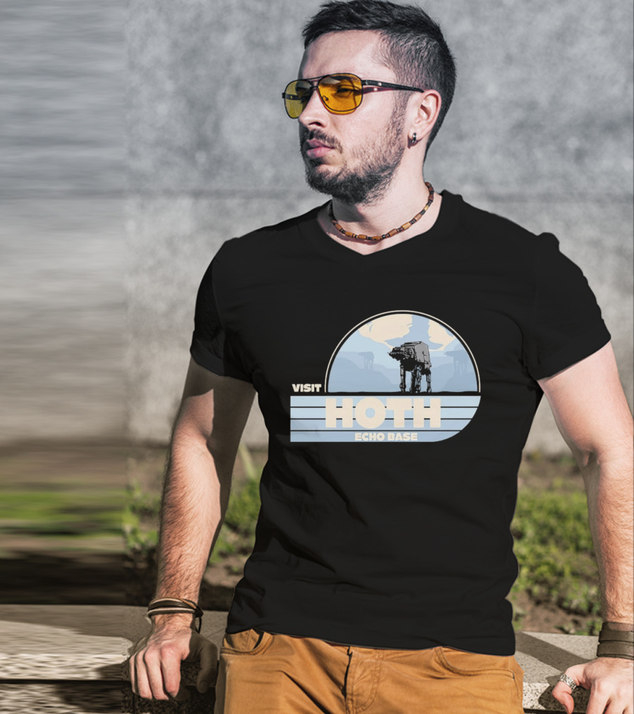 Visit Hoth Echo Base Star Wars AT AT Adventure T-Shirt