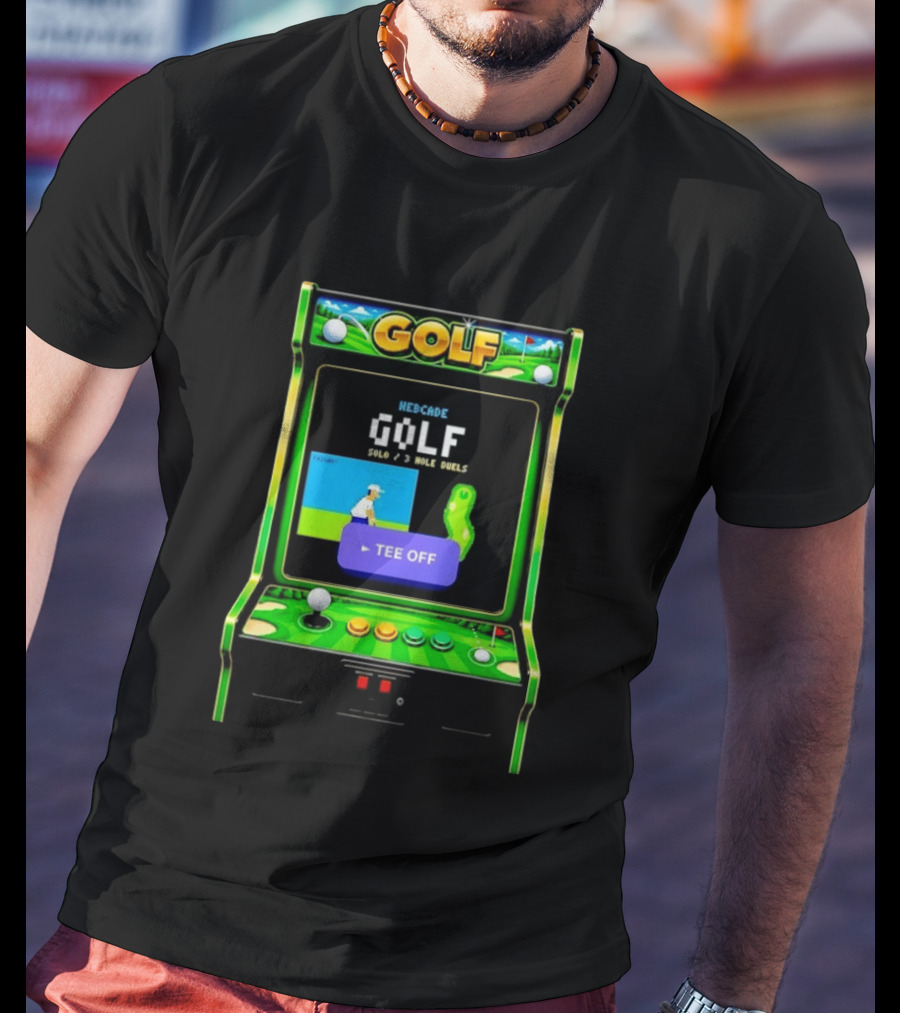 Webcade Golf Arcade Off Solo 3 Hole Duels T-Shirt