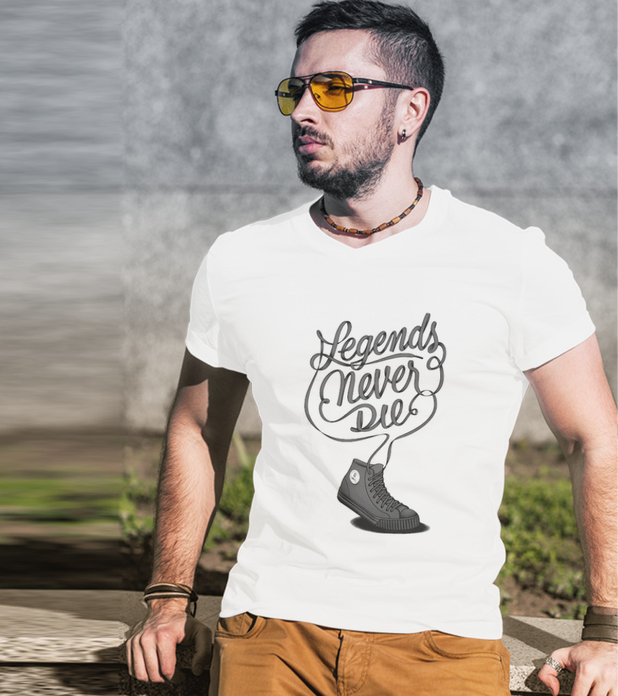 Legends Never Die High Top Classic Shoe T-Shirt