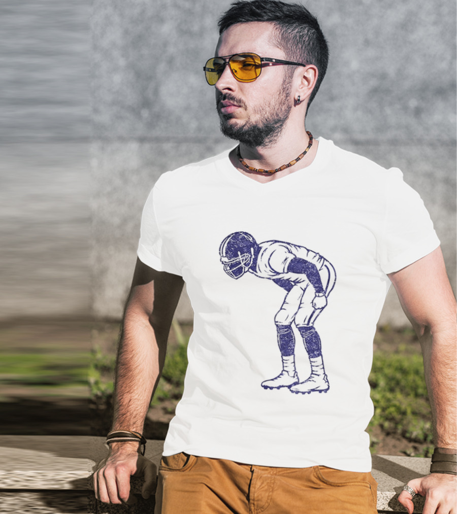 Minnesota Moon Football T-Shirt