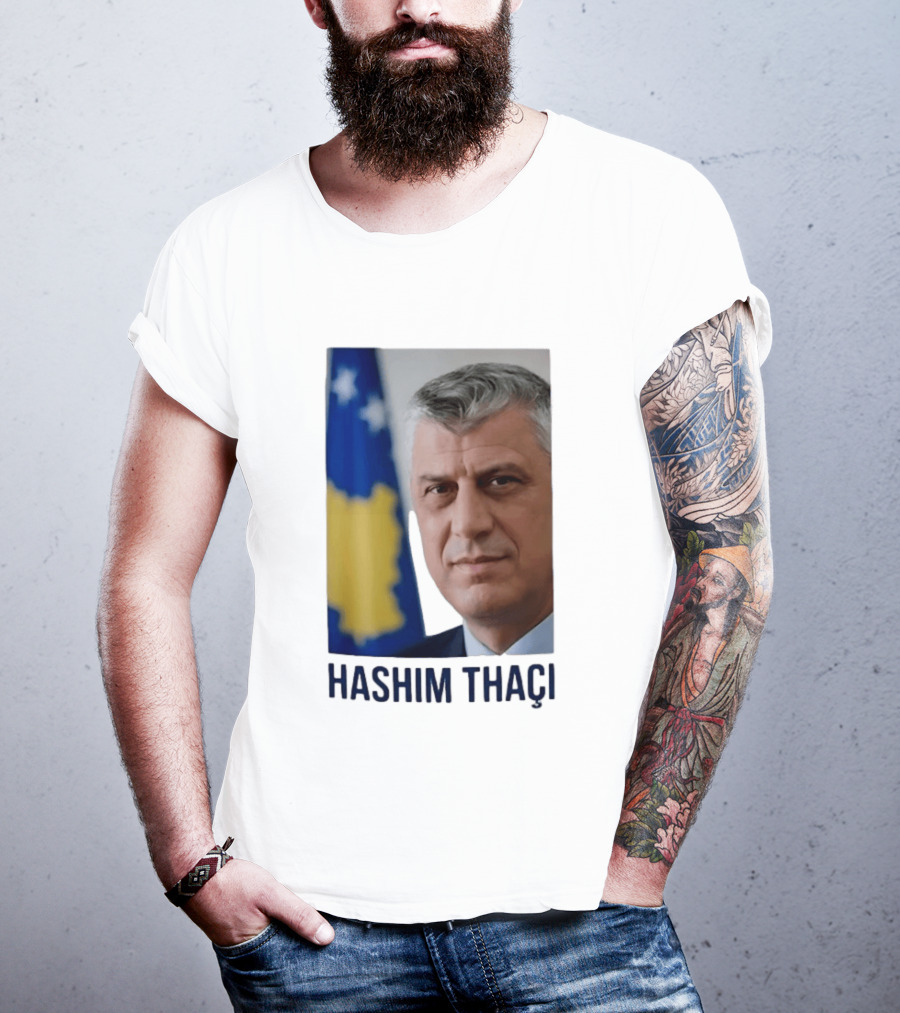 Hashim Thaci Kosovo Flag T-Shirt