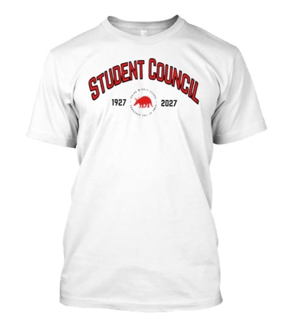 Irving Aardvark Student Council Centennial 1927 2027 T-Shirt