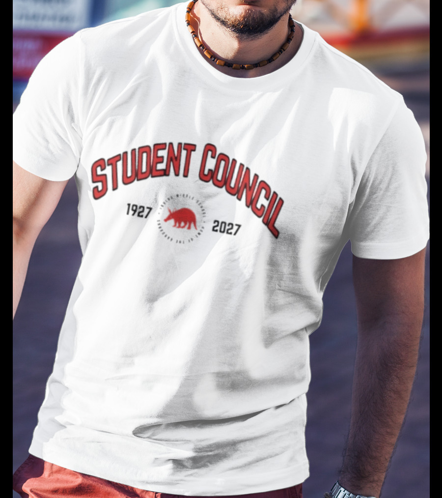 Irving Aardvark Student Council Centennial 1927 2027 T-Shirt