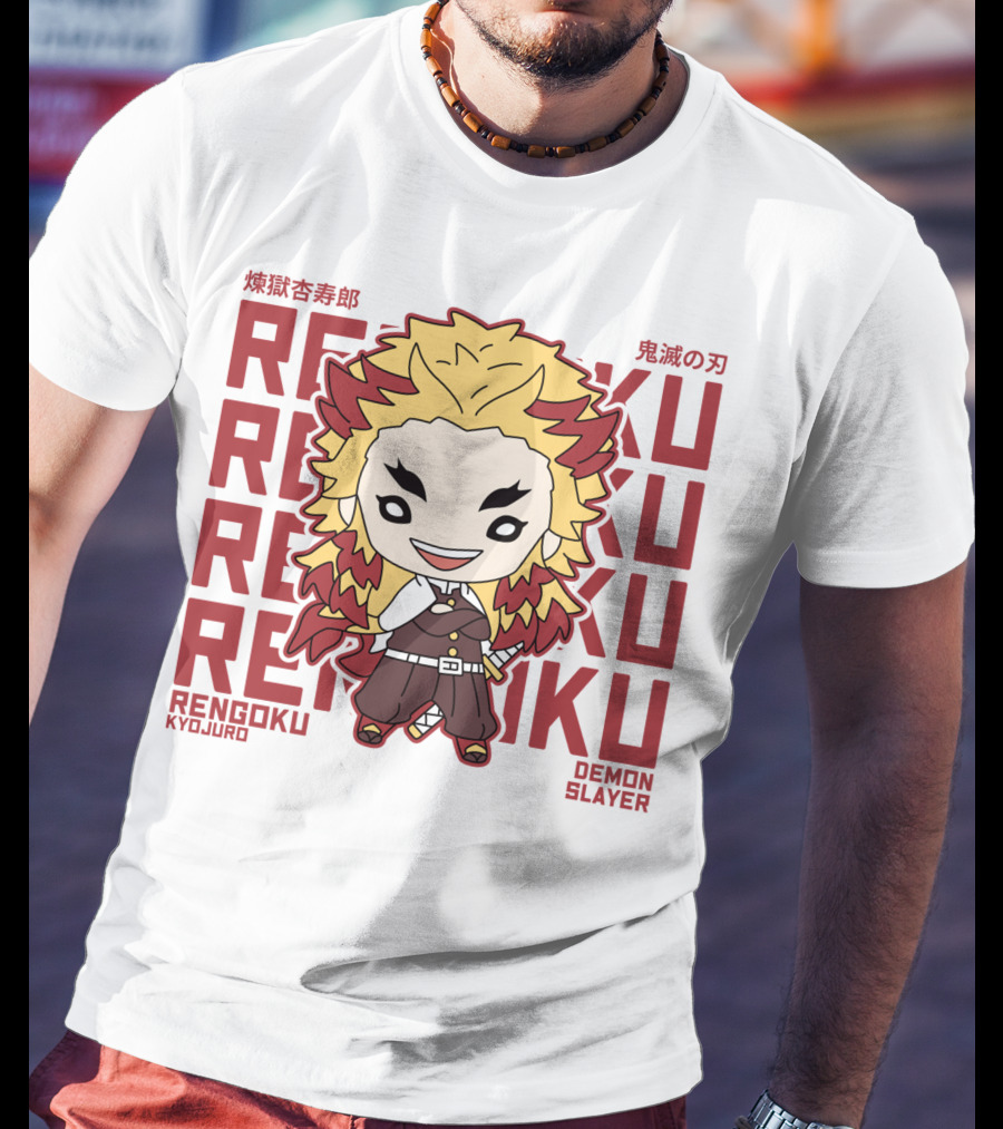 Rengoku Kyojuro Kimetsu No Yaiba Demon Slayer T-Shirt