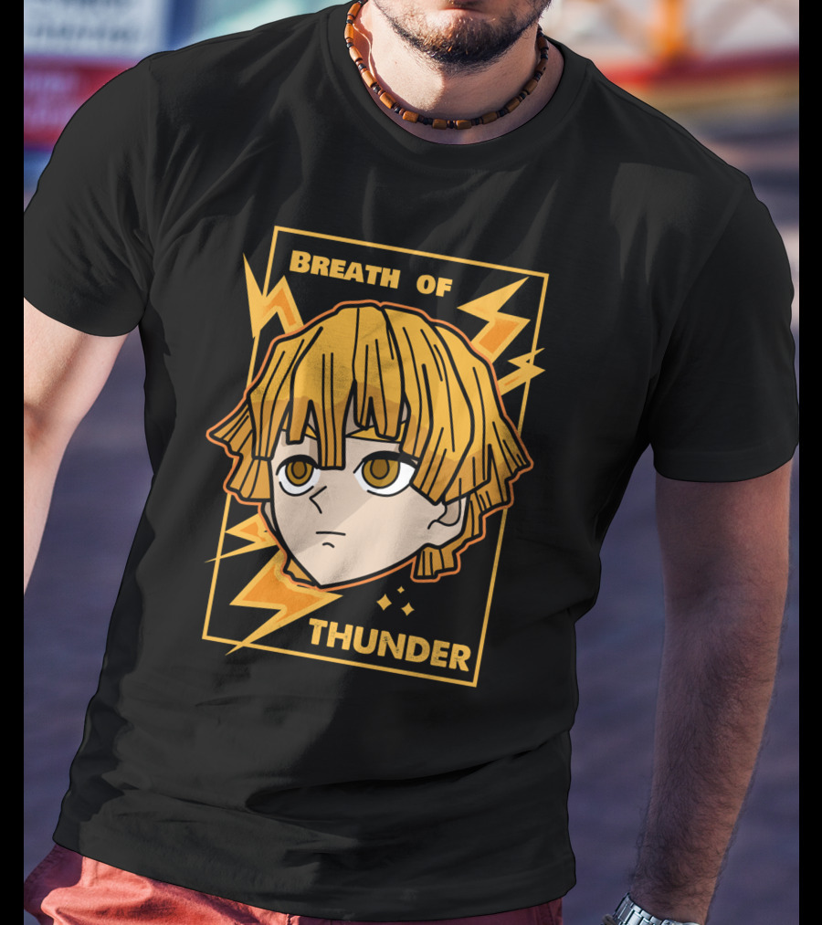 Breath Of Thunder Zenitsu Kimetsu No Yaiba Demon Slayer T-Shirt