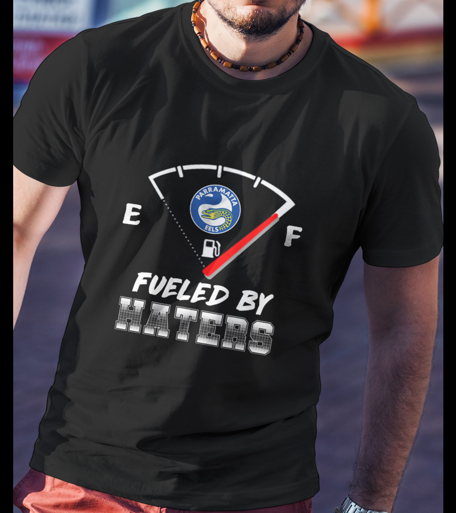 Parramatta Eels Fueled By Haters Fuel Gauge T-Shirt