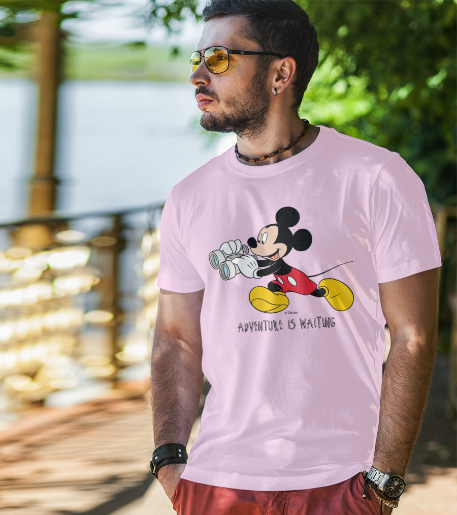Disney Mickey Mouse Adventure Is Waiting T-Shirt