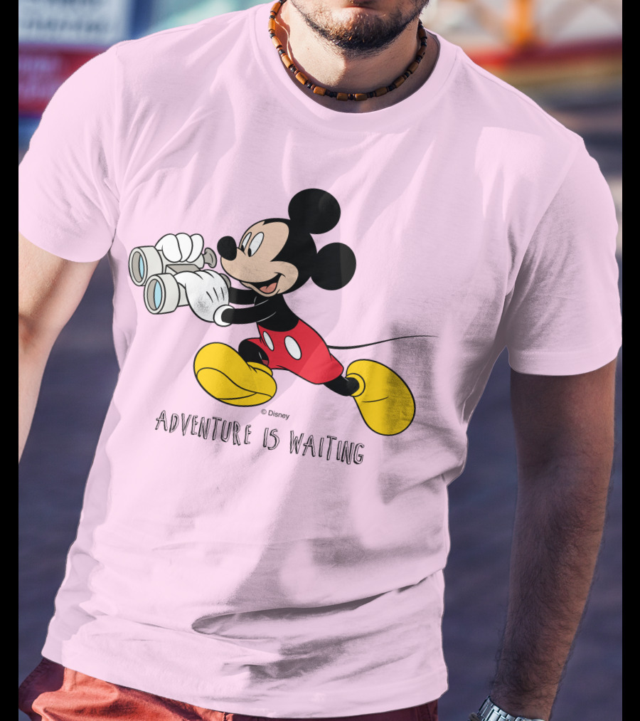 Disney Mickey Mouse Adventure Is Waiting T-Shirt