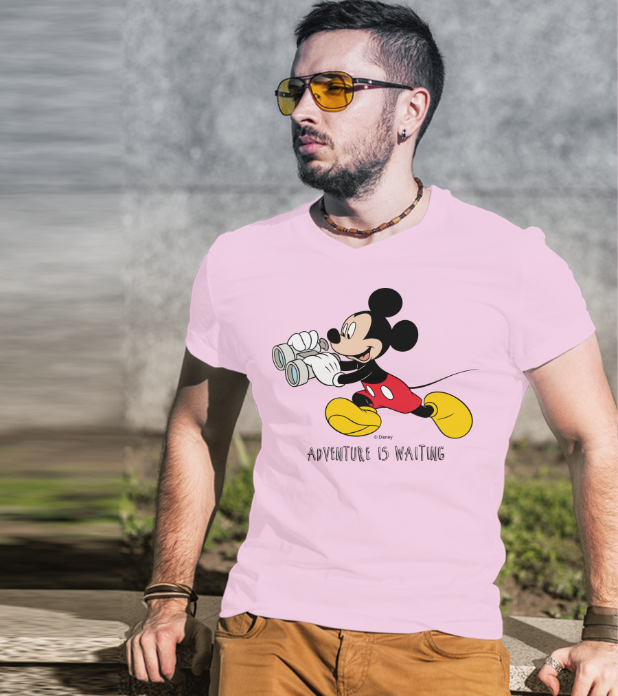 Disney Mickey Mouse Adventure Is Waiting T-Shirt
