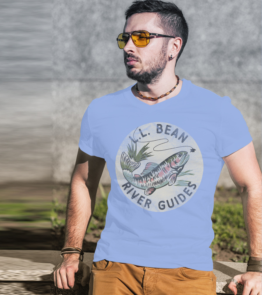 L.L. Bean River Guides Fishing T-Shirt