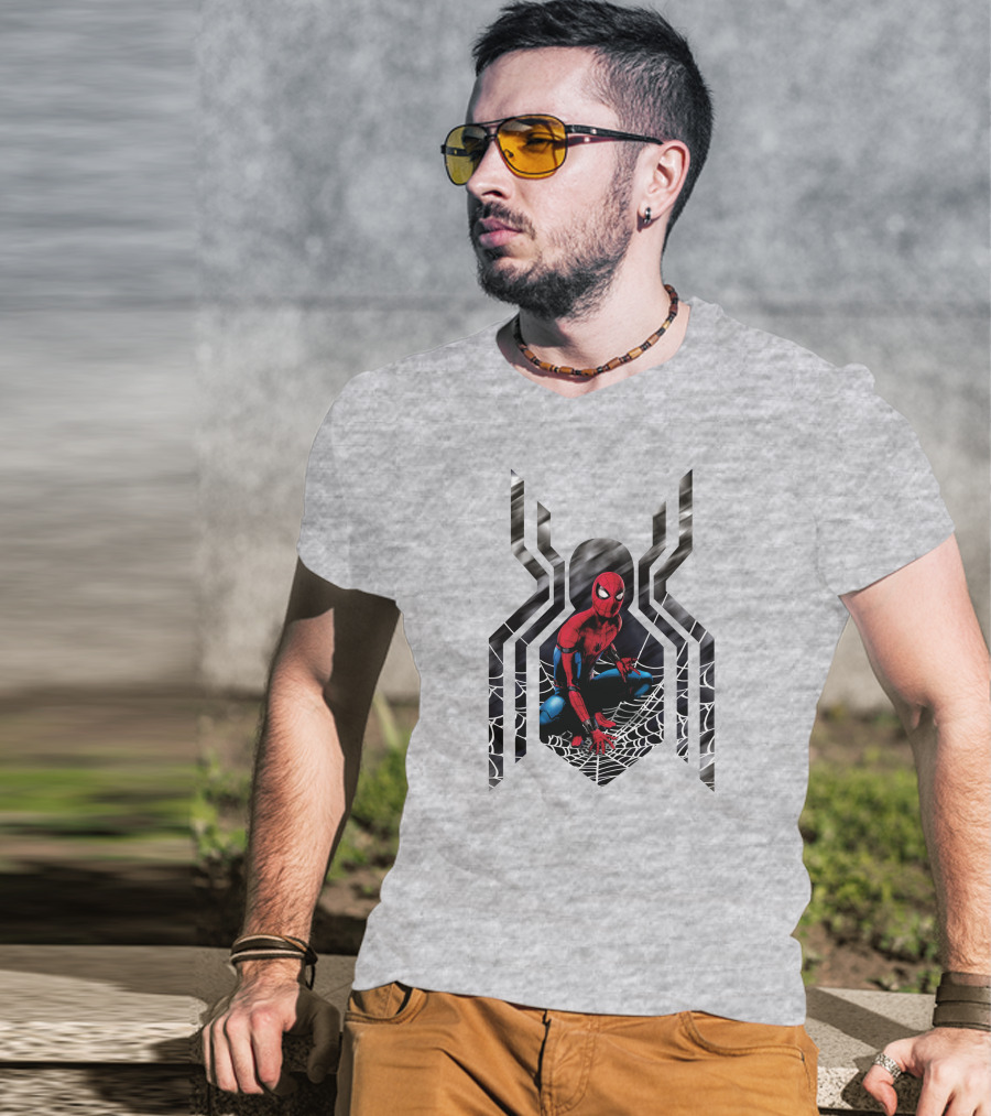 Spider-Man Web Symbol Marvel Comics Hero T-Shirt