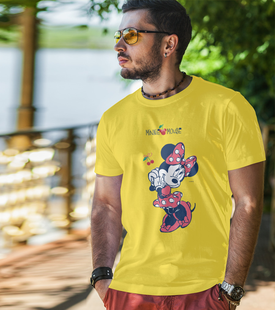 Minnie Mouse Disney Red Polka Dot Dress And Bow T-Shirt