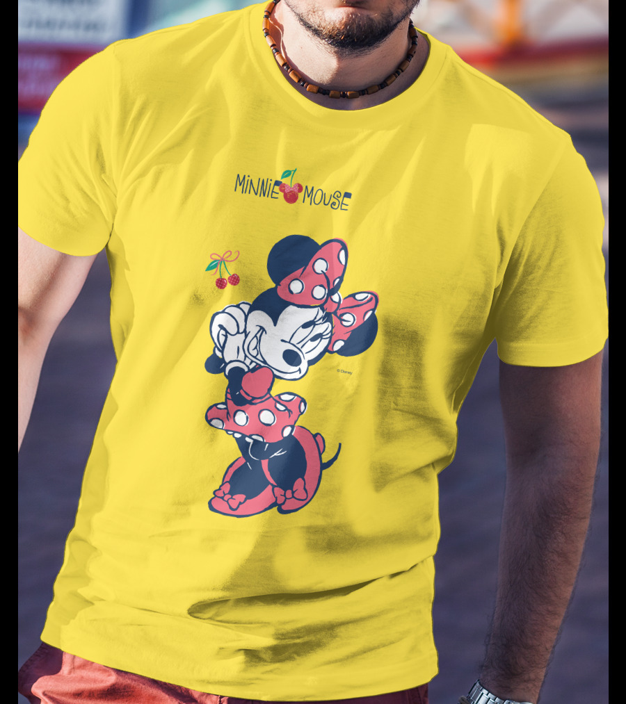 Minnie Mouse Disney Red Polka Dot Dress And Bow T-Shirt