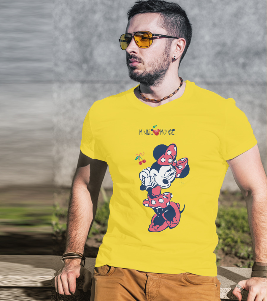 Minnie Mouse Disney Red Polka Dot Dress And Bow T-Shirt