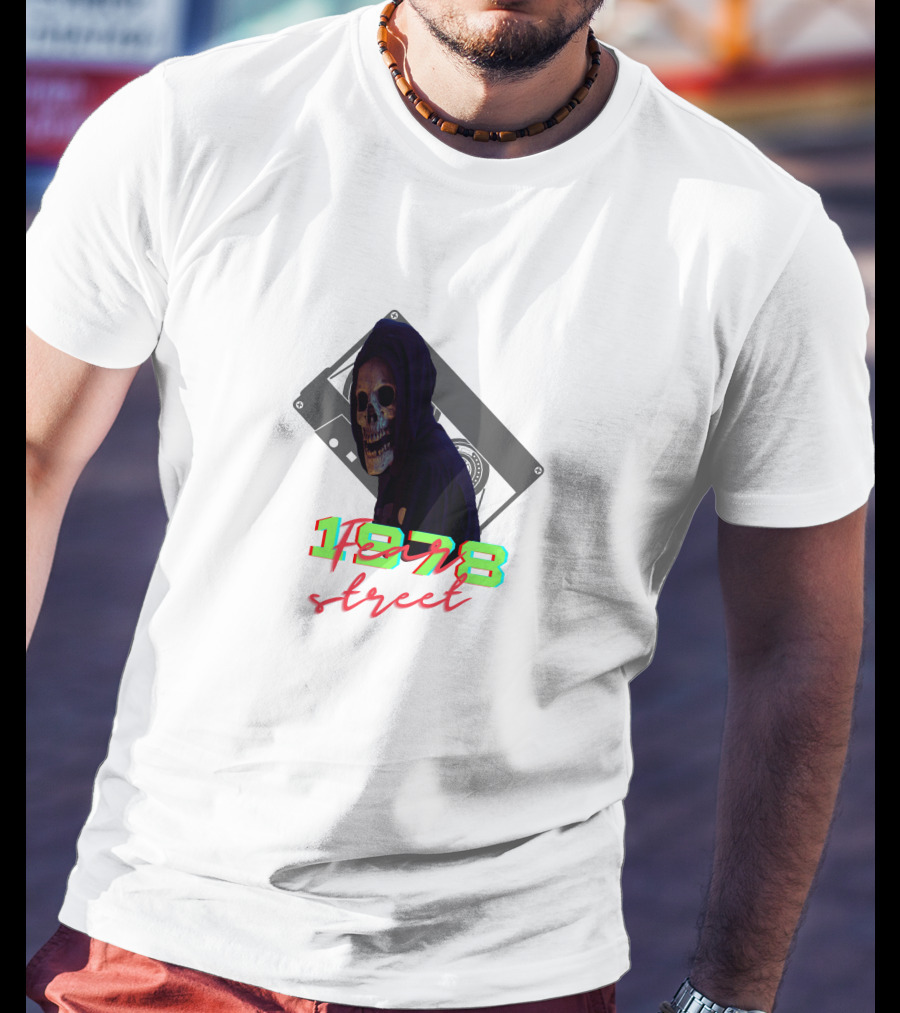 1978 Street Skull Mask Killer Halloween Movie Part 2 T-Shirt
