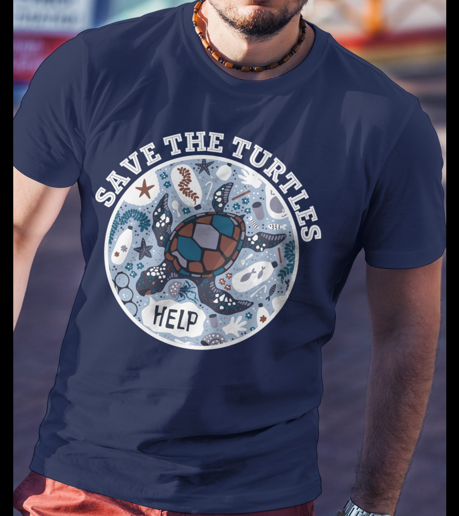 Save The Turtles Help Ocean Animal Rescue Campaign T-Shirt