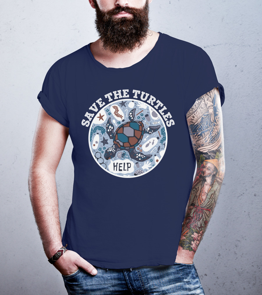 Save The Turtles Help Ocean Animal Rescue Campaign T-Shirt