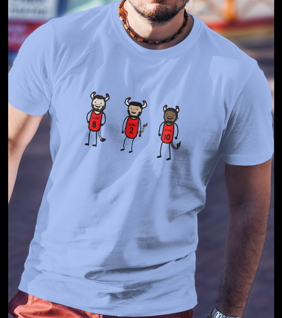 NBA Paint The Cattle Boys Zach Bovine Lonzo Bull Demoo DeRozan Bulls 8 2 10 T-Shirt
