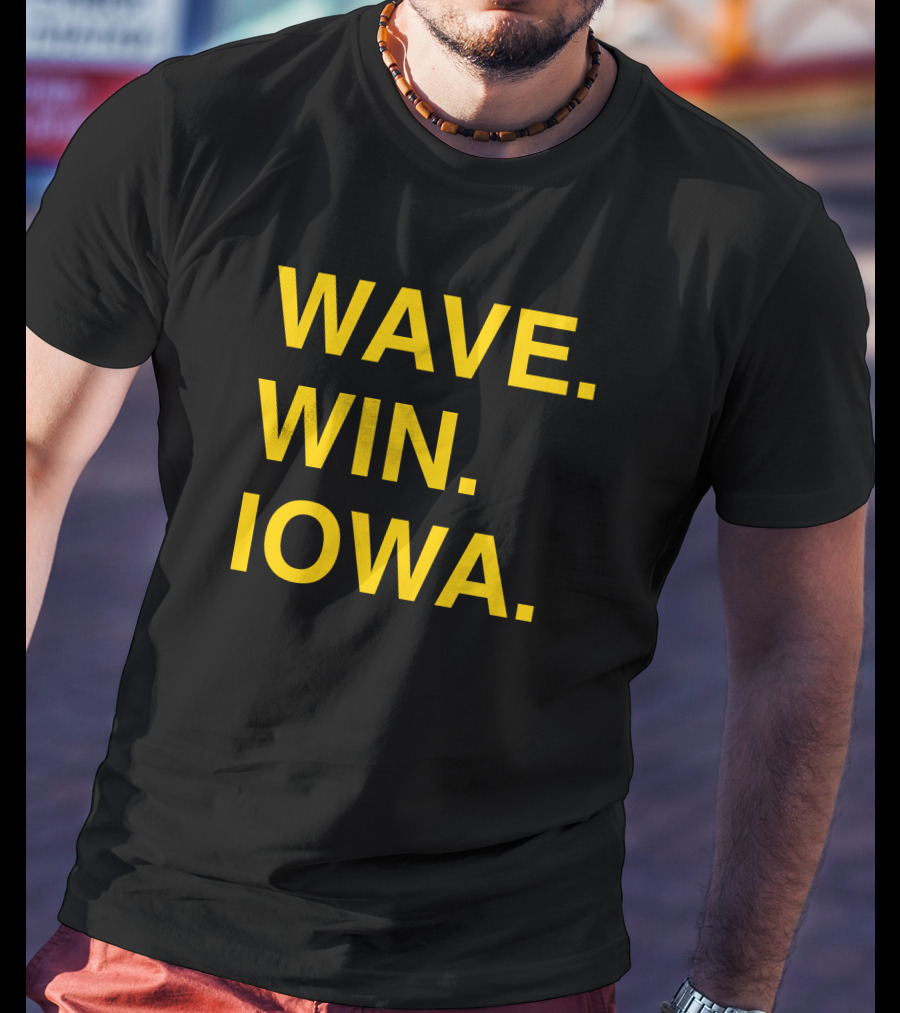Wave Win Iowa Cody Hills UI Childrens Hawkeyes Obvious Merch T-Shirt