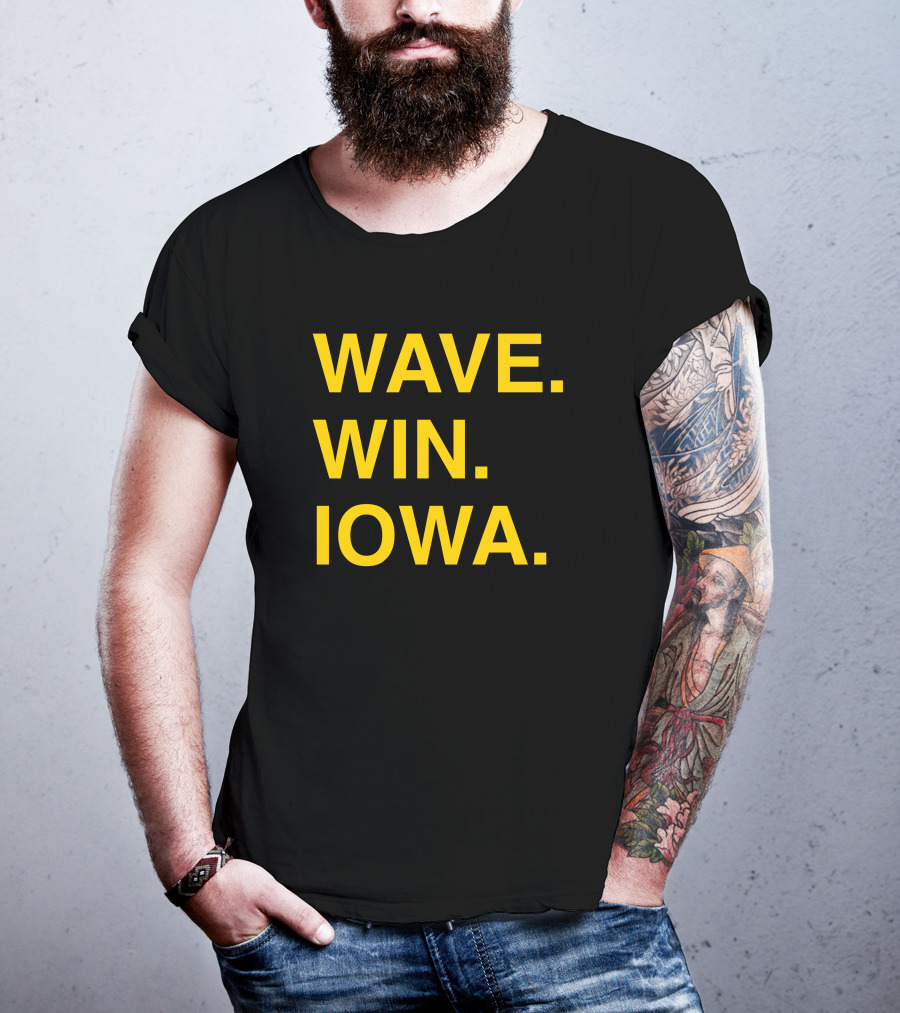 Wave Win Iowa Cody Hills UI Childrens Hawkeyes Obvious Merch T-Shirt