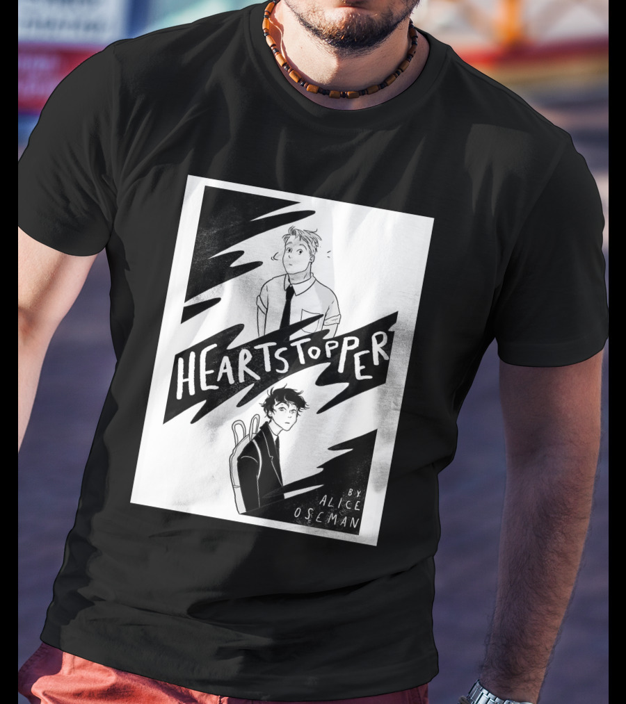 Heartstopper By Alice Oseman Solitaire Co UK Frances Janvi3r Graphic Novel Cover T-Shirt