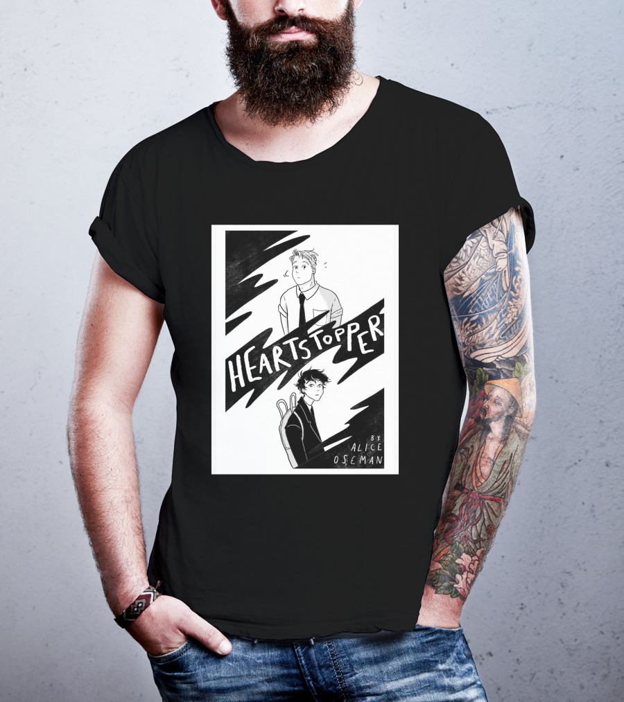 Heartstopper By Alice Oseman Solitaire Co UK Frances Janvi3r Graphic Novel Cover T-Shirt