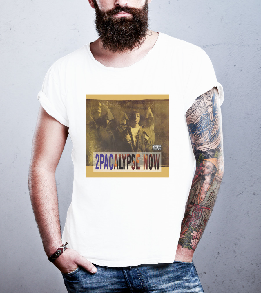 2Pacalypse Now Album Cover Homage Book Of Shady Image T-Shirt