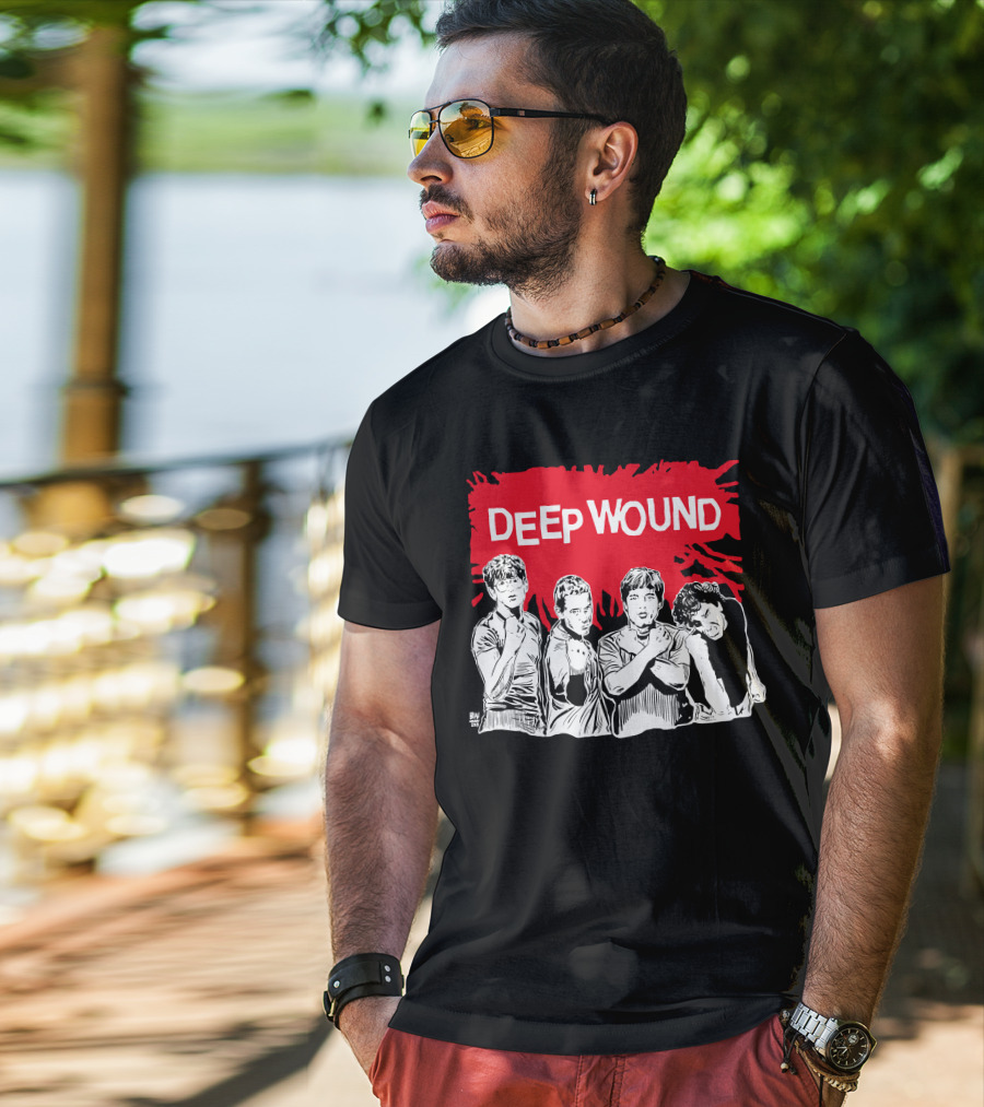 Dinosaur Jr Kfu Store Merch Deep Wound Punk Band T-Shirt