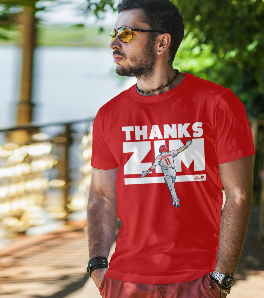 Ryan Zimmerman Thanks Zim Washington Nationals Fans Players Association T-Shirt