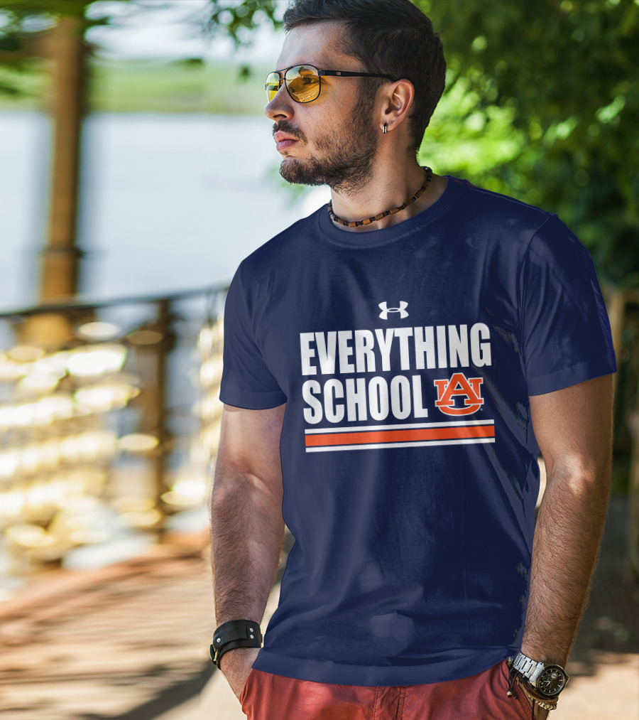 Everything School Auburn Football Under Armour Jarquez Hunter Derick Hall T-Shirt